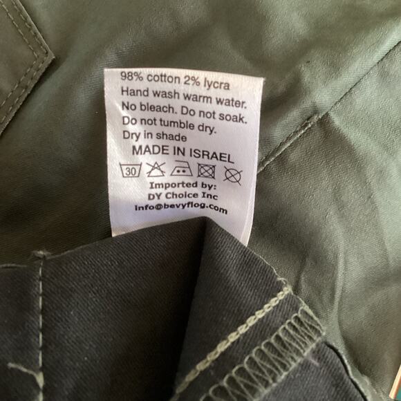 Bevy Flog Shely Dark Green Rose Gold Swarovski Crystal Tie Slim Pant 30 - Picture 7 of 7